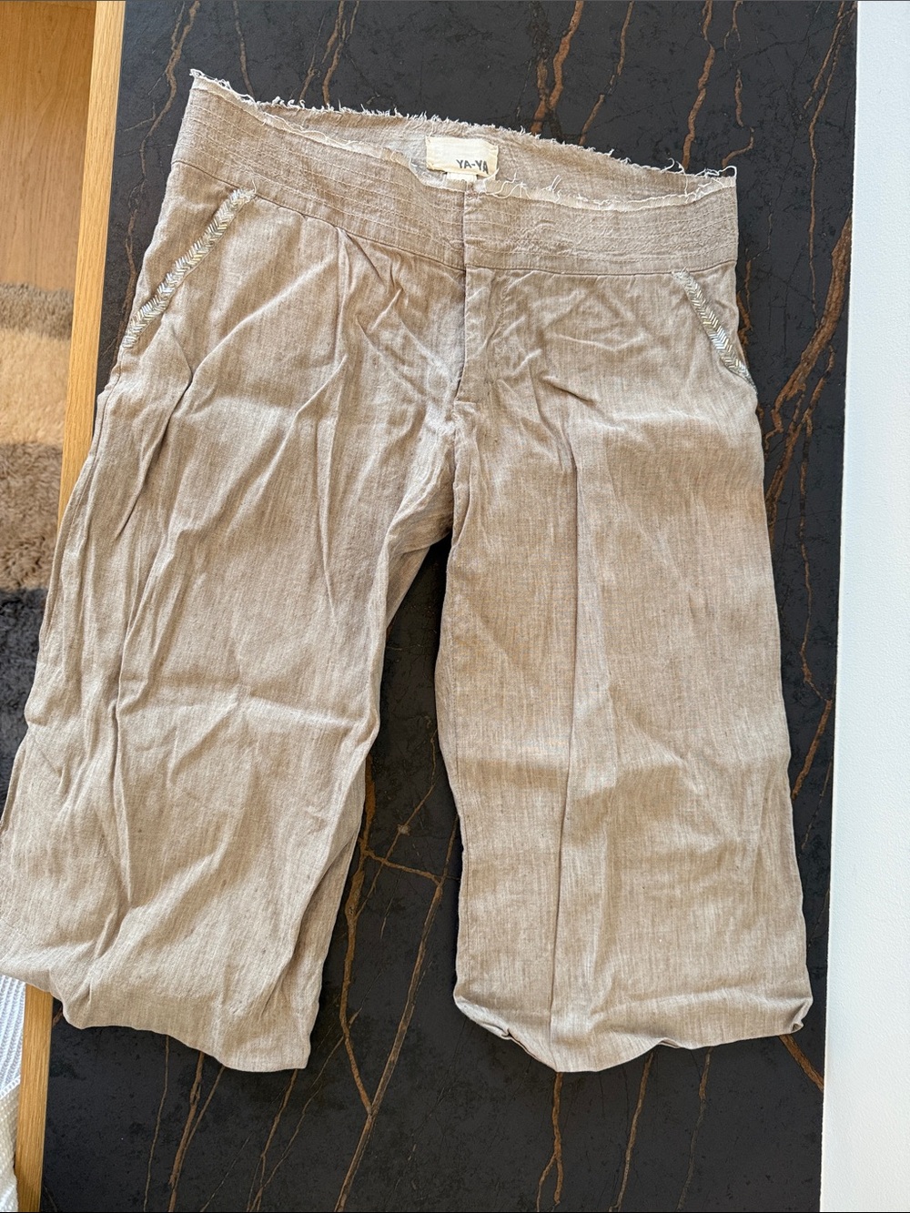 Women's Light Tan Bermuda Shorts